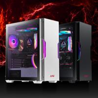 Micro ATX/ Mini ITX / ATX Midtower Behuizing XPG Starker Wit ARGB - thumbnail