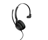 Jabra Evolve2 50 On Ear headset Kabel, Bluetooth Mono Zwart Ruisonderdrukking (microfoon), Noise Cancelling Headset, Mono, Microfoon uitschakelbaar (mute), - thumbnail