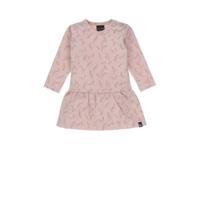 Babystyling sweatjurk met all over print roze - thumbnail