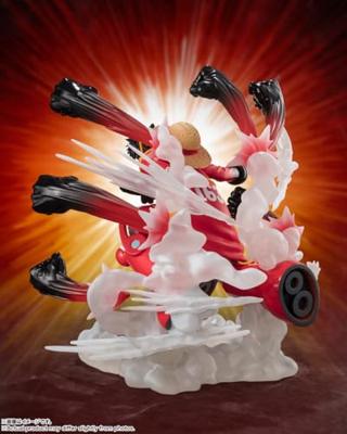 One Piece Figuarts ZERO Extra Battle PVC Statue Monkey D. Luffy -Gum Gum Hawk Gatling- 19 cm - thumbnail