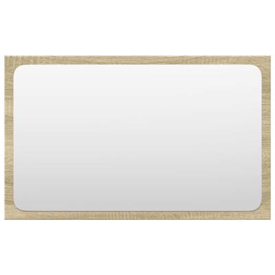 3-delige Badkamermeubelset bewerkt hout sonoma eikenkleurig