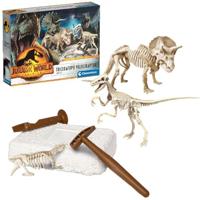 Van Der Meulen Clementoni jurassic world triceratops velociraptor graafset - thumbnail