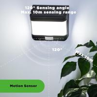 Lutec Solar wandlampTry zwart - 6939101330 - thumbnail