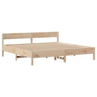 Bedframe zonder matras massief grenenhout 180x200 cm - thumbnail