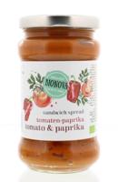Bionova Sandwichspread tomaat/paprika bio 280 Gram - thumbnail