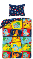 Pokemon Dekbedovertrek ready 140 x 200 cm - 90 x 70 cm - Katoen - thumbnail