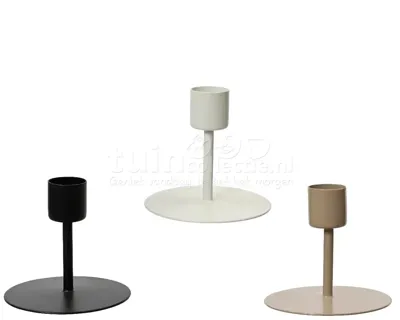 Kandelaar Metaal Mat Assorti 1st