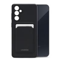 Mobilize Rubber Gelly Card Case Samsung Galaxy A35 5G Matt Black - thumbnail