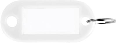 Sleutellabel Pavo kunststof zwart 100 stuks