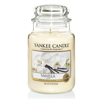 Yankee Candle Geurkaars Large Vanilla - 17 cm / ø 11 cm