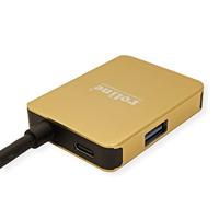 ROLINE GOLD USB Type C Docking Station, HDMI 4K, 2x USB 3.2 Gen 1, 1x PD - thumbnail