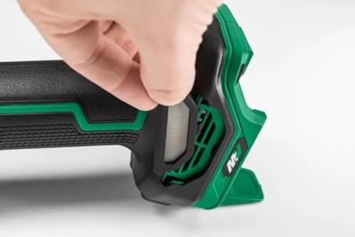 HiKOKI G3613DVEW2Z Haakse accuslijper 125 mm Zonder accu, Incl. koffer 36 V