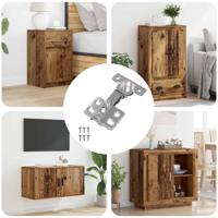 Scharnier 12 pcs Nikkel 26 mm IJzer - thumbnail