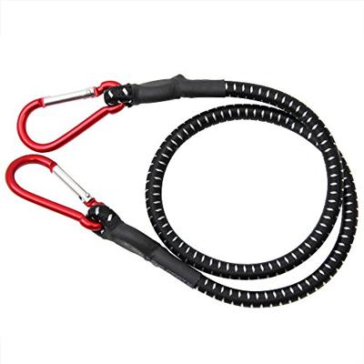2 x Rubberen Bagagespin met karabijnhaak 100cm x 10 mm Ø 2 x Rubberen Bagagespin met karabijnhaak 100cm x 10 mm Ø