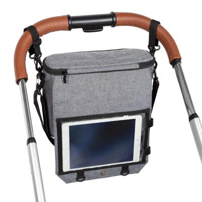 3-in-1 reisluiertas - DREAMBABY - Organizer voor kinderwagen en autostoeltje, luiertas met tabletvak - Geïsoleerd