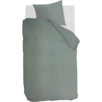 Dekbedovertrek Cotton Uni Green 140x200/220 - thumbnail
