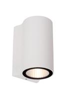 Lucide AKRA - Wandlamp Binnen/Buiten - LED - 1x6W 2700K - IP54 - Wit - thumbnail