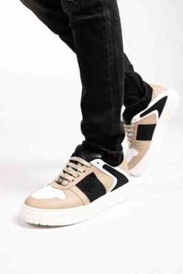 Philipp Plein Sneakers 76464 Dames/Kids Beige/Wit/Zwart - Maat 39 - Kleur: BeigeWitZwart | Soccerfanshop