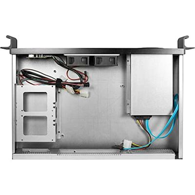 Inter-Tech 1.5U-1528-1 Benchtable PC-behuizing Zwart