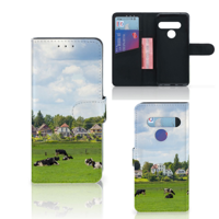 LG G8s Thinq Telefoonhoesje met Pasjes Koeien - thumbnail