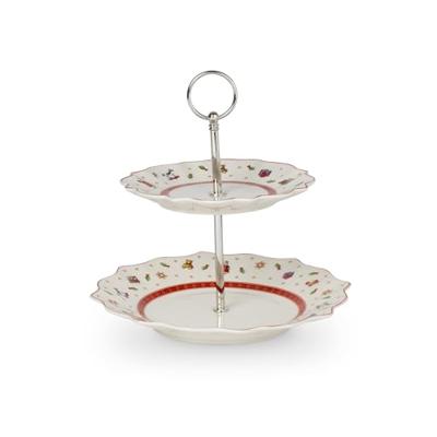 Villeroy & Boch Toy's Delight Etagère porselein 2-laags 24 cm Villeroy & Boch Toy's Delight Etagère porselein 2-laags 24 cm