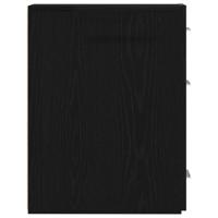 Apothekerskast Zwart eiken 20 x 45.5 x 60 cm Bewerkt hout - thumbnail