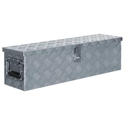 Aluminium kist 80,5x22x22 cm zilverkleurig Aluminium kist 80,5x22x22 cm zilverkleurig