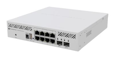 Mikrotik CRS310-8G+2S+IN: L3 Smart Switch Managed 2.5G Ethernet (100/1000/2500) Power over Ethernet