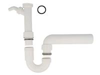 Kirchhoff Kunststof VIEGA spoelbak buisvormige sifon, wit, 1 1/2" H x 40 mm, met 3/4" apparaataansluiting - 102449 - thumbnail
