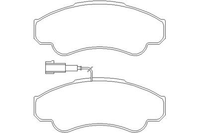 Remblokken set 2391901