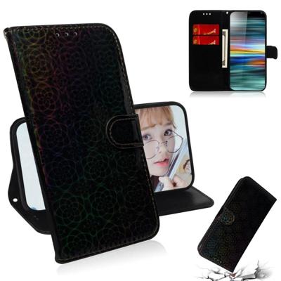 Voor Sony Xperia 10 effen kleur kleurrijke magnetische Buckle horizontale Flip PU lederen draagtas met houder & kaartsleuven & portemonnee & Lanyard ( Voor Sony Xperia 10 effen kleur kleurrijke magnetische Buckle horizontale Flip PU lederen draagtas met houder & kaartsleuven & portemonnee & Lanyard (