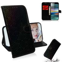 Voor Sony Xperia 10 effen kleur kleurrijke magnetische Buckle horizontale Flip PU lederen draagtas met houder & kaartsleuven & portemonnee & Lanyard ( - thumbnail