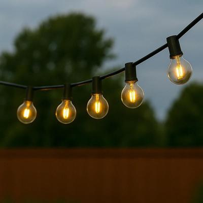 Solar lichtslinger chain met 15 led filament lampen