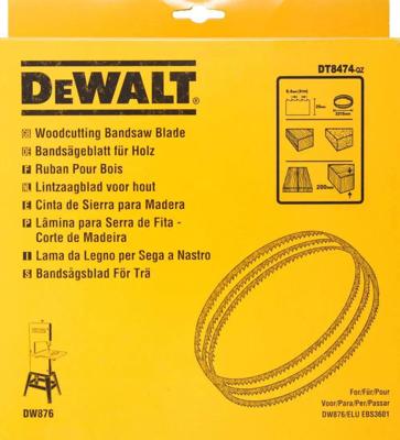 DeWALT DT8474 Lintzaagblad 2215 x 20 x 0.6mm 4TPI