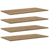 Boekenplank Bord 4 pcs Bruin 100 x 40 x 1.5cm Spaanplaat - thumbnail