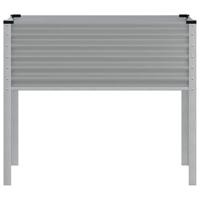 VidaXL Plantenbak 100x41x90 cm staal grijs - thumbnail