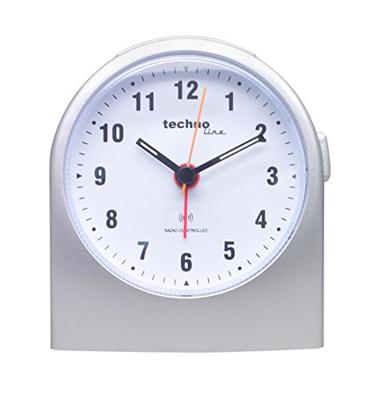 Techno Line WT 753 Wekker Zendergestuurd Zilver Alarmtijden 1 Fluorescerende Wijzers 1 timertijd