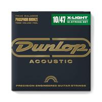 Dunlop DAP1047J Phosphor Bronze Light 10-47 12-string snarenset - thumbnail