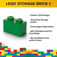 Room Copenhagen LEGO Storage Brick 2 Groen opbergdoos - thumbnail