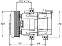 Compressor, airconditioning ACP855000P - thumbnail