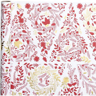 Creativ company inpakpapier, kerstbomen, b: 50 cm, 80 gr, goud, rood, wit, 3 m 1 rol Creativ company inpakpapier, kerstbomen, b: 50 cm, 80 gr, goud, rood, wit, 3 m 1 rol
