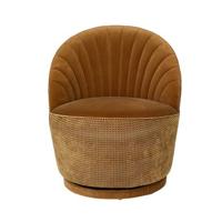 Dutchbone Fauteuil 'Madison', kleur Goud - thumbnail
