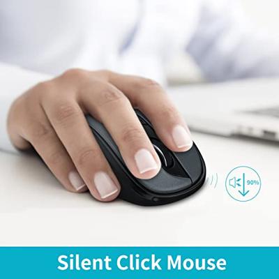 Rapoo M500 Silent Multi-mode Draadloze Muis Muis Zwart - thumbnail