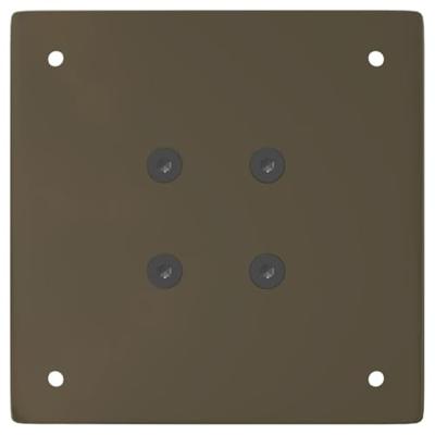 Salontafelpoten 4 st 30 cm staal naturel