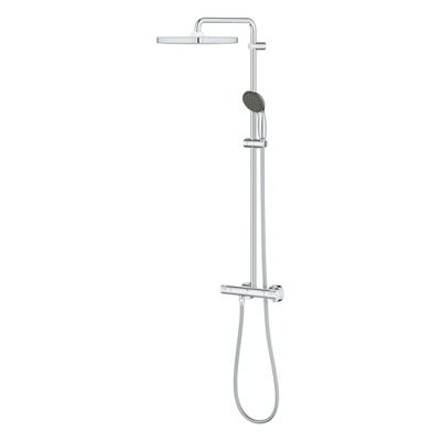 Grohe QuickFix Vitalio Start 250 Cube regendoucheset met 3 straalsoorten Ø25cm chroom