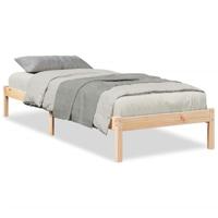 Bedframe extra lang zonder matras massief grenenhout 100x210 cm - thumbnail