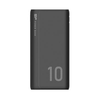 SILICON POWER GP15 Powerbank Externe batterij 10000 mAh 2x USB 2.1A (SP10KMAPBKGP150K) Zwart