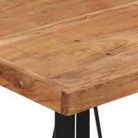 Bartafel 55x55x107 cm massief acaciahout en ijzer - thumbnail