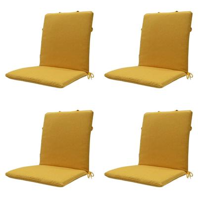 Stapelstoelkussen goud eco nature buitenafwerking 97x49 (4 stuks) Madison - Madison