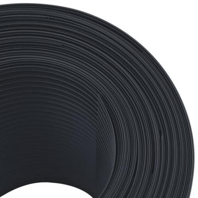 VidaXL Tuinschermen 10 st 252,5x19 m pvc zwart